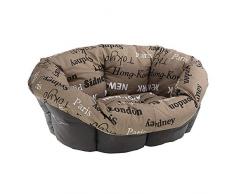 Ferplast Cuscino Imbottito per Cuccia Cani e Gatti SOFA 2 CUSHION Materassino imbottito per letto Cane Interno, Beige, (LxWxH) 52x39x21 cm