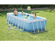 Intex 28316 Piscina Prisma Frame 400x200x100 cm con Pompa Filtro e Scaletta