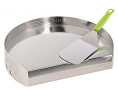 ACCESSORI PER BARBECUE OUTDOORCHEF - PIASTRA PLANCHA IN INOX