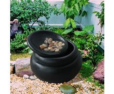 Peaktop Fontana a Cascata 3 Livelli con Pompa per Giardino Esterni FI0030AA-EU