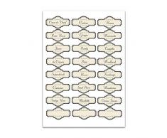 adesivi A4 di etichette Semi di pomodori orto? E82