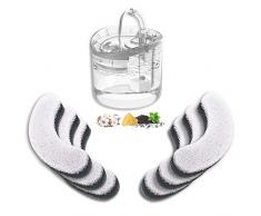 HAPUP Filtri Fontanella per Gatti Filtro di Ricambio per Fontanella Gatti Dispenser Acqua Gatti Animali Domestici Automatico con Carboni Attivi per HAPUP Fontana per Gatti Silenziosa 1,8L