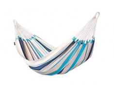 LA SIESTA Caribeña Aqua Blue - Amaca classica singola in cotone