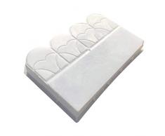 Sconosciuto Generic Stampo di plastica 40cm X 25 Centimetri X 5 Centimetri di Media Pavimentazione in Cemento Recinzione Stampi Stampi di Pietre Lastre Giardino Patio