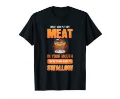 Cheeky Barbecue Citazione Chef BBQ Fumatore Grigliare Barbeque Maglietta