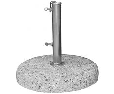 BASE DI APPOGGIO SUPPORTO TONDO PER OMBRELLONE Ø 45CM GIARDINO PISCINA 25KG