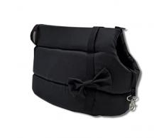 Odolplusz - Borsa per il trasporto di cani e gatti elegante, lavabile, misure XS, S, M, L, colore nero