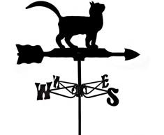 DITUDO Segnavento,segnavento Decorativo,Banderuola,Indicatore di direzione del Vento Cavo,segnavento da Giardino Metallo,per Giardino Esterno Tetto Paddock Decorazione Banderuola