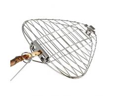 Light My Fire Griglia Portatile - Mini Griglia Barbecue Portatile GrandPas Firegrill in Acciaio Inox - Barbecue da Campeggio - Piccolo Barbecue Pieghevole da Campeggio Escursionismo Sopravvivenza