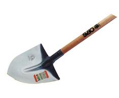 Badile A Punta Professional In Acciaio Al Boro Temprato Ad Altissima Resistenza. Verniciato. Completo Di Manico Cm.165.