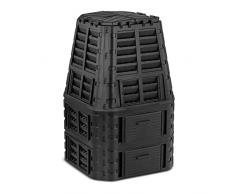 hillvert Compostiera da Giardino Composter per Giardinaggio HT-COMP-1000 (1000 l, Ancoraggio 11 cm, Polipropilene)