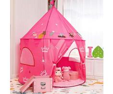 knowledgi Tenda da Gioco, Portatile Castello Principessa Tenda Casetta Tenda Principessa Casa per Bambini