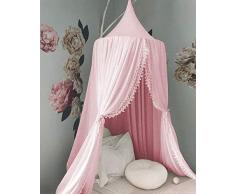 Letto Baldacchino, Cotone a Cupola dei Bambini Zanzara Tenda di Gioco Netto Buon per la Stanza da Letto della Stanza da Letto della Lettura dellAperto del Bambino che Gioca allAperto