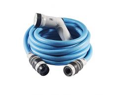 FITT IKON 10 m, Tubo Acqua da Giardino per Irrigazione, Estensibile, Compatto, Leggero e Pronto allUso, con Pistola Multigetto, Blu