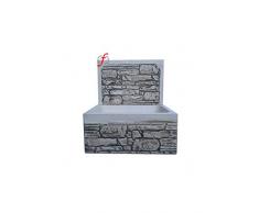 LAVANDINO SOSPESO STONE, FANULI MANUFATTI, ACQUAIO PER GIARDINO, FONTANA A MURO, FONTANELLA, FONTANINA, GRANIGLIA DI MARMO, CEMENTO E POLVERE DI MARMO