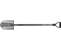 Fiskars - Vanga da giardinaggio, per pavimenti duri e rocciosi, a punta, in acciaio al boro di alta qualità, ergonomica, argento, 125,5 x 14,5 x 5 cm