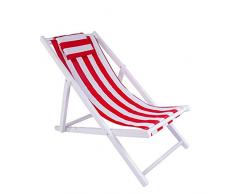 Sdraio HAIYU- Sedie a Sdraio da Spiaggia Pieghevoli in Legno ， Giardino ， Patio ， Lettino ， Spiaggia, Sedie a Sdraio (più Colori) -Ideale per Accessori per Esterni (Colore : O)