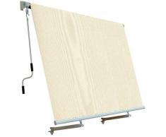 Tenda da sole per balcone con sistema a caduta Colore ECRU 250x250 cm PAPILLON