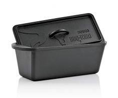 BBQ-Toro Dutch Oven Pentola per il pane I pentola in ghisa da 3,0 litri - già stagionata | Brasiera con coperchio | DOSQ3 Pentola da forno