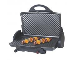 DCG Eltronic ST3300 Grill Da tavolo Elettrico 1800W Nero barbecue e bistecchiera
