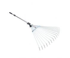 Scopa regolabile in acciaio inox, rastrello, regolabile, per giardino, foglie, rastrello, erba, rastrello, foglie, rastrello, rastrello, rastrello, rastrello, rastrello, rastrello, rastrello,