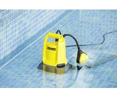 Kärcher SP 2 Flat Elettropompa Sommersa - 6000 L/H, 0.5 m/Bar, Massima Profondità Immersione 7m, Sensore di Livello a Galleggiante, Raccordo Tubo, Modalità Auto