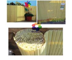 Arelle in pvc colore naturale per giardino 200x300 effetto bamboo protegge la tua privacy