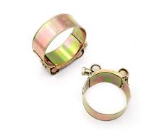 ARTISAN-SH 2 Pezzi Fascetta Stringitubo in Acciaio Inossidabile, 52-55mm Fascetta Stringitubo Regolabile, Utilizzabile per Tubi Alta Pressione, Tubi Piscina, Tubi Terra Fascetta Stringitubo