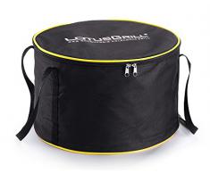 LotusGrill G-GE-34 - Barbecue a carbone senza fumo, colore giallo