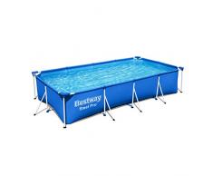 Bestway 56405 Piscina Fuori Terra Steel Pro Rettangolare da 400x211x81 cm