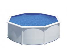 Gre kitpr353 Bora Bora piscina smontabile rotonda in acciaio bianco Ø350 X 120 cm