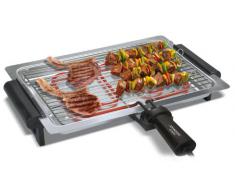 Johnson GRIGLIA Grill Da tavolo Elettrico 1740W Nero, Acciaio inossidabile barbecue e bistecchiera