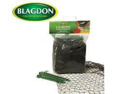 Blagdon, Rete da Giardino con picchetti, 4 x 3 m, Colore: Nero