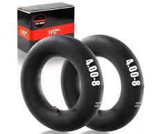 1PZ F3I-48W Camera daria 4.80/4.00-8 480/400-8 4,80/4,00-8 con asta valvola angolare TR87 Sostituzione per pneumatici per camion a mano Tosaerba Rimorchi da giardino Carriole Carrello e Scooter