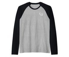 Fumatore di cuore BBQ Grigliare Chef & BBQ Cottura Barbecue Fumatore Maglia con Maniche Raglan