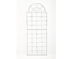 CLP Graticcio per Piante Rampicanti Viva in Ferro I Graticolato per Piante 180x70CM I Traliccio per Rampicanti, Colore:Antico Bianco