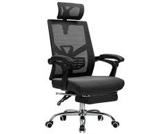 Sedia da ufficio Sedia da scrivania Bracciolo ribaltabile Sedia da lavoro ergonomica Compatta 120 ° Bloccaggio Rotazione a 360 ° Superficie del sedile Sollevamento Base in resina di nylon rinforzata,