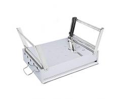 TREEMEN Pieghevole BBQ Carbone,Griglia A Carbone Professionale per 1-2 Persone,Utensile Barbecue Grill Riunione di Famiglia in Balcone E Giardino Barbecues, Campeggio