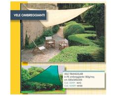 Telo gazebo vela ecru Mt 5X5X5 triangolare