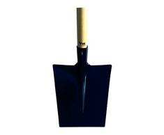 Vigor 7213010 Badile per Giardino Punta Quadra con Manico Legno, Nero, 130 cm