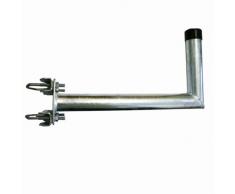 Set Balcone/Parete Parete Fascetta Dentata Cm 25 Acciaio Balcone Staffa