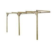 vidaXL Legno Pino Struttura Pergolato Pergola Piante da Giardino Padiglione
