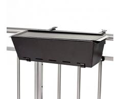 My Balconia BBQ Barbecue da Balcone Bruce, Nero, 19x58x38 cm