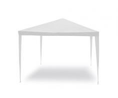 Gazebo facile bianco 3x4 m. Struttura in acciaio copertura in pe. 110 gr/m².
