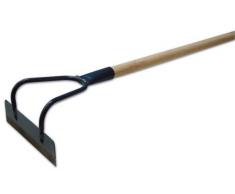 Sarchiatore Zappa per tuberi 2 Steli con manico in legno misura 18,5 cm Papillon