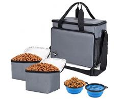 Wakytu Borsa da Viaggio per Cani, Borsa Tote Approvata dalle Compagnie Aeree per Cani Gatti Organizzatore di Accessori da Viaggio per Animali Domestici