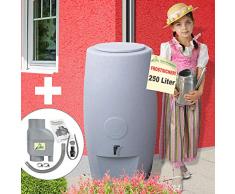 Serbatoio Acqua PIOVANA - BARILE Acqua PIOVANA Colonna Grigio - Serbatoio per Acqua PIOVANA - Contenitore Acqua 250l Compatto e Pratico