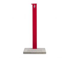 Fontana da Giardino Belfer 42QBM con Base in Cemento Trattamento Antiruggine Rubinetto a Sfera con Attacco Rapido (Rosso)
