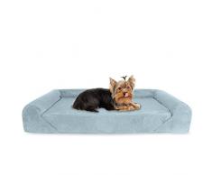 KOPEKS Deluxe ortopedico memory foam divano salotto letto per cani - piccolo - grigio