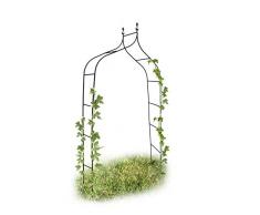 Relaxdays Arco da Giardino Decorazioni per Il Giardino Arco Piante Rampicanti, Metallo, 2.4 mt